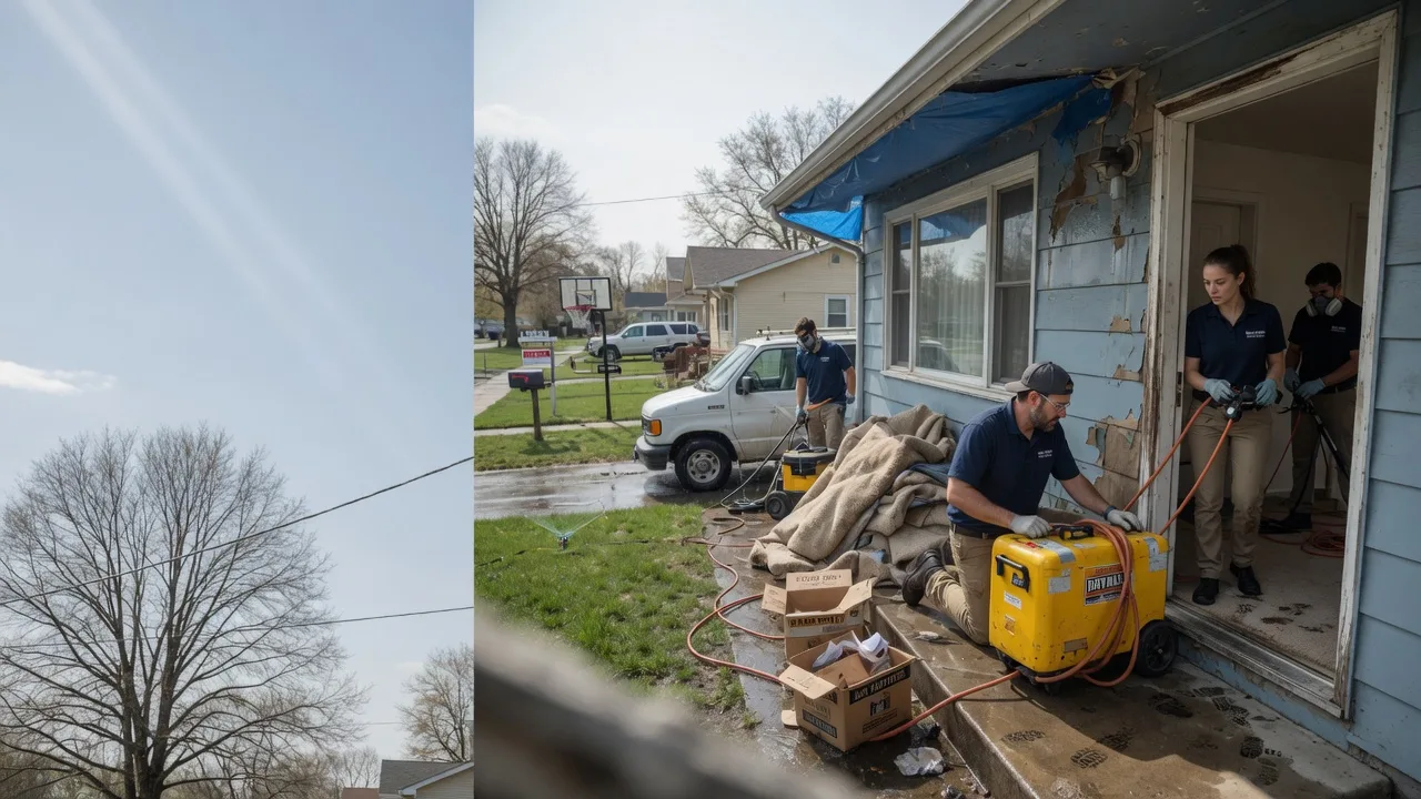 Basement Flood Cleanup in Newton Falls, OH near me